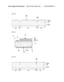 LIGHT-EMITTING DIODE PROVIDED WITH SUBSTRATE HAVING PATTERN ON REAR SIDE     THEREOF, AND METHOD FOR MANUFACTURING SAME diagram and image