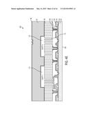 CMOS-MEMS INTEGRATED DEVICE INCLUDING MULTIPLE CAVITIES AT DIFFERENT     CONTROLLED PRESSURES AND METHODS OF MANUFACTURE diagram and image