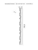 CMOS-MEMS INTEGRATED DEVICE INCLUDING MULTIPLE CAVITIES AT DIFFERENT     CONTROLLED PRESSURES AND METHODS OF MANUFACTURE diagram and image