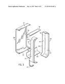 LUGGAGE CASE STRUCTURE WITH PROTRUDING LOWER PORTION diagram and image