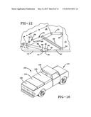 Telescoping type cover for truck beds and the like diagram and image