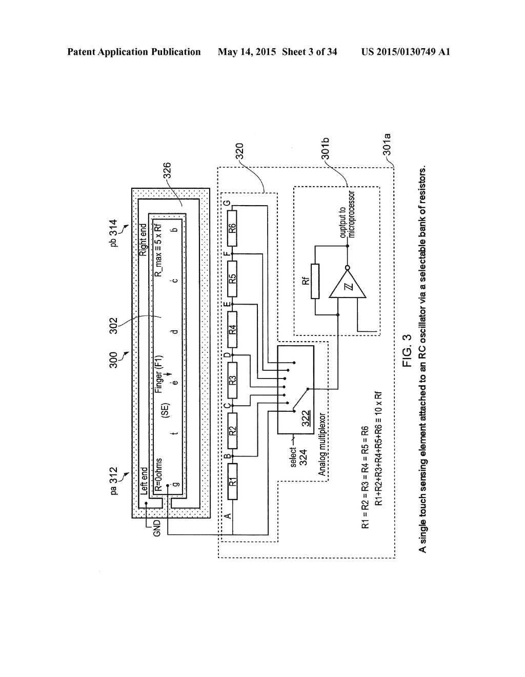 TOUCH PAD, CORRESPONDING TOUCH POSITION DETERMINING UNIT AND ASSCOCIATED     METHOD - diagram, schematic, and image 04