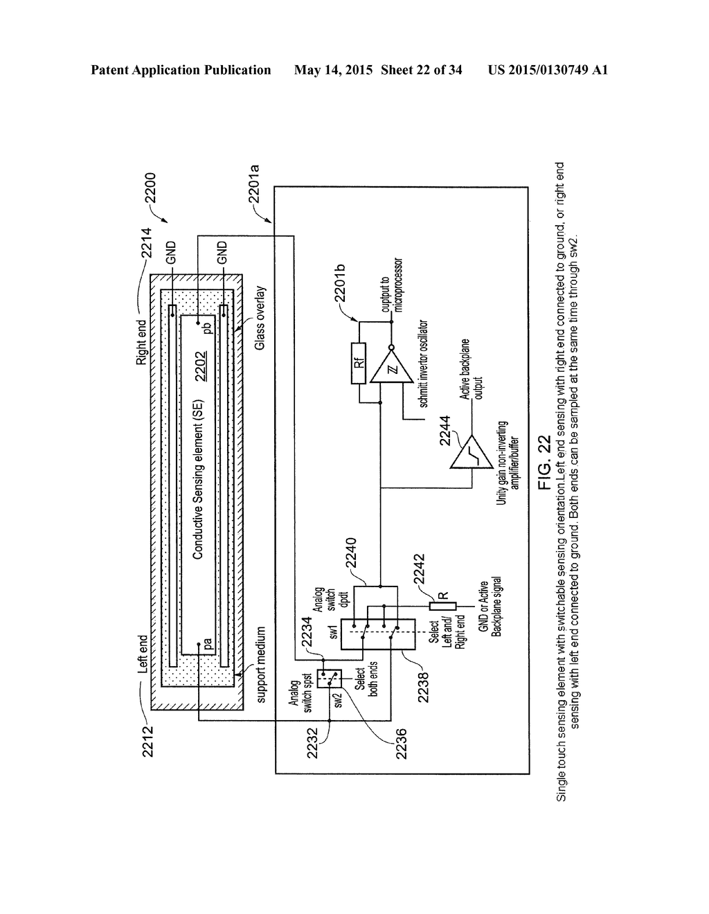 TOUCH PAD, CORRESPONDING TOUCH POSITION DETERMINING UNIT AND ASSCOCIATED     METHOD - diagram, schematic, and image 23