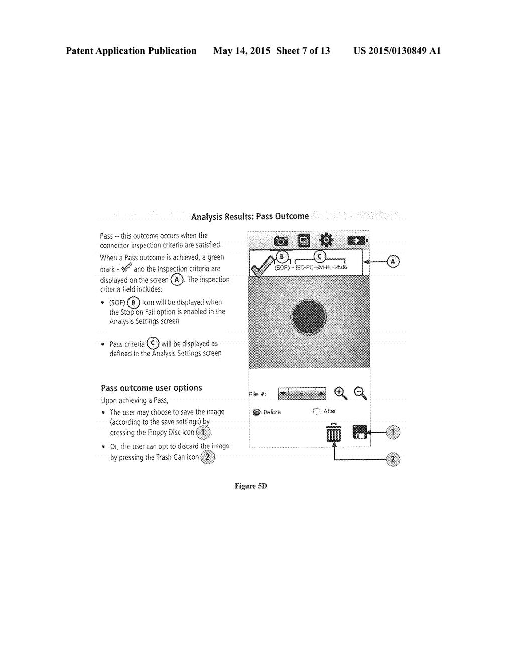 APPARATUS FOR IMAGE MANIPULATION AND ANALYSIS ON PAIRED IMAGES IN FIBER     OPTIC TEST - diagram, schematic, and image 08