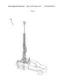 Universal mobile video surveillance system and method for convenient     operation in a truck diagram and image