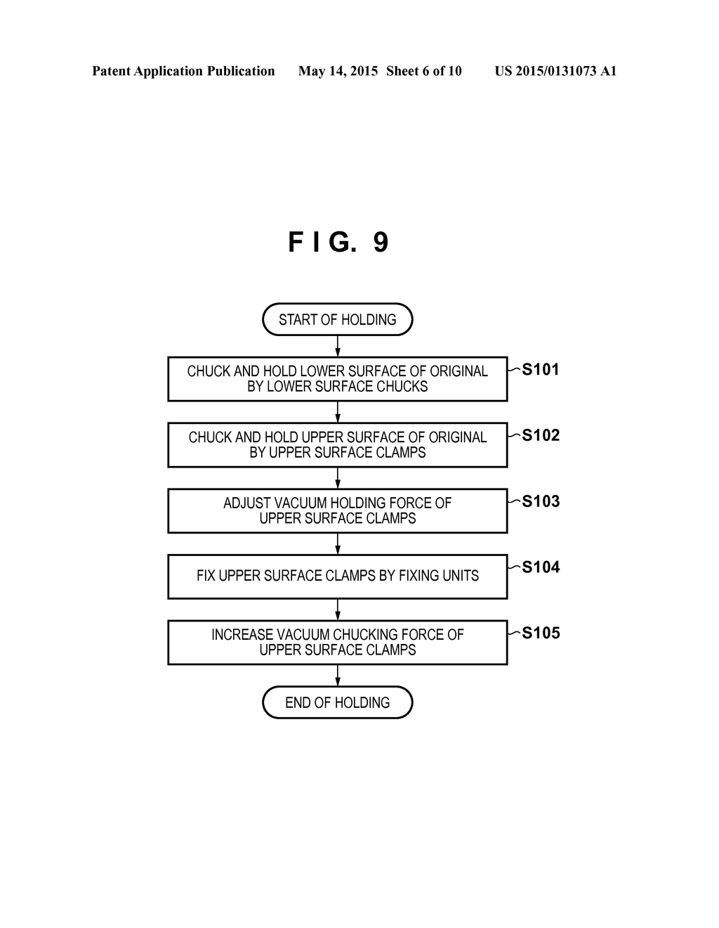 ORIGINAL HOLDING APPARATUS, EXPOSURE APPARATUS, METHOD OF MANUFACTURING     ARTICLE AND ORIGINAL HOLDING METHOD - diagram, schematic, and image 07