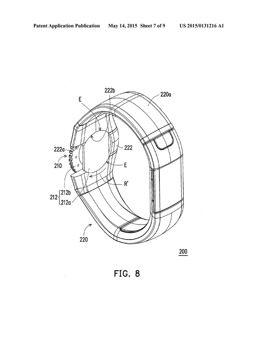 ASSEMBLED WEARABLE ELECTRONIC DEVICE - diagram, schematic, and image 08