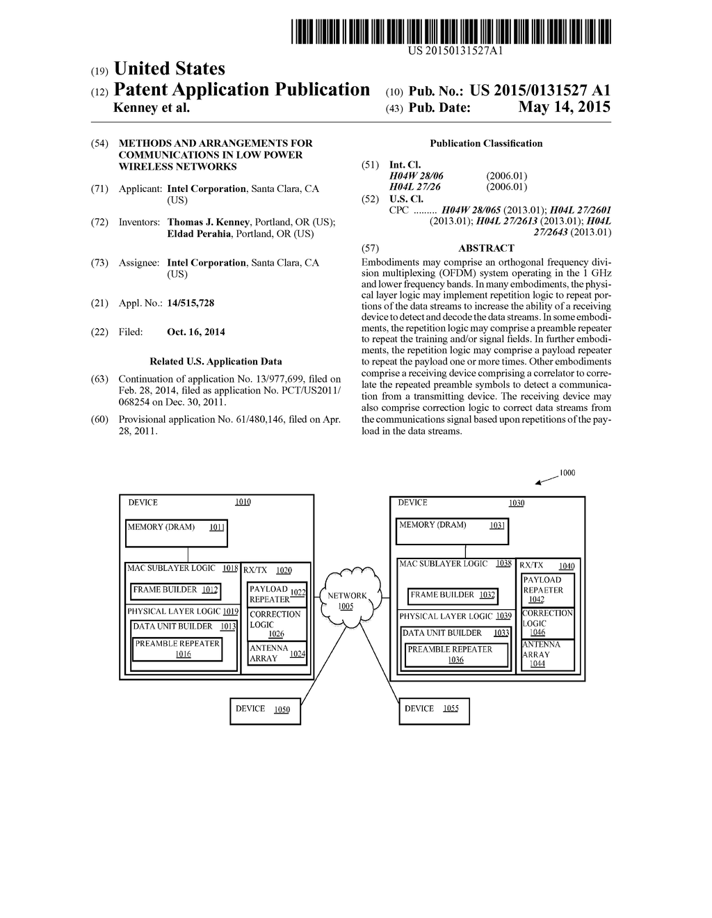 METHODS AND ARRANGEMENTS FOR COMMUNICATIONS IN LOW POWER WIRELESS NETWORKS - diagram, schematic, and image 01