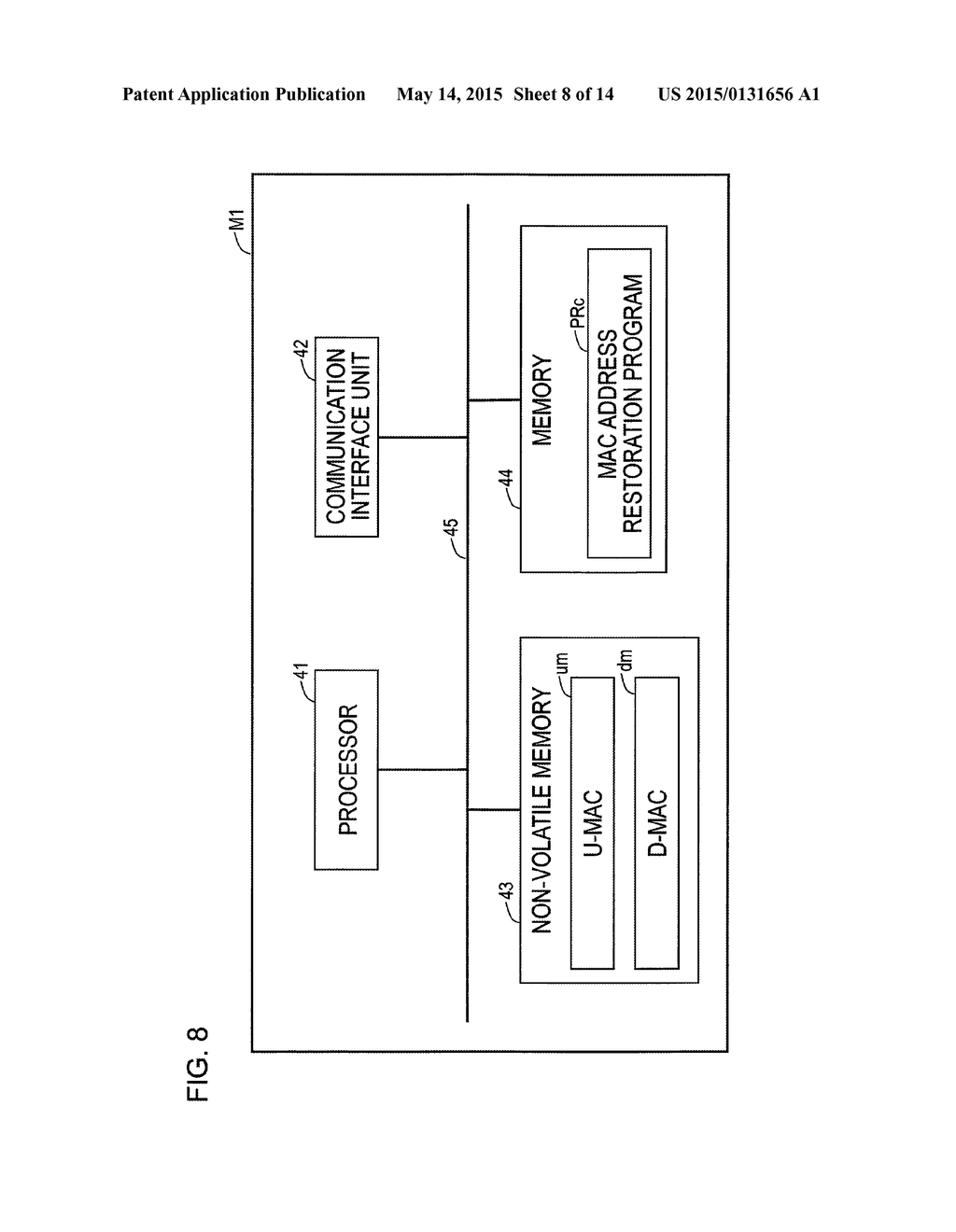 METHOD OF RESTORING A MAC ADDRESS AND RECORDING MEDIUM - diagram, schematic, and image 09