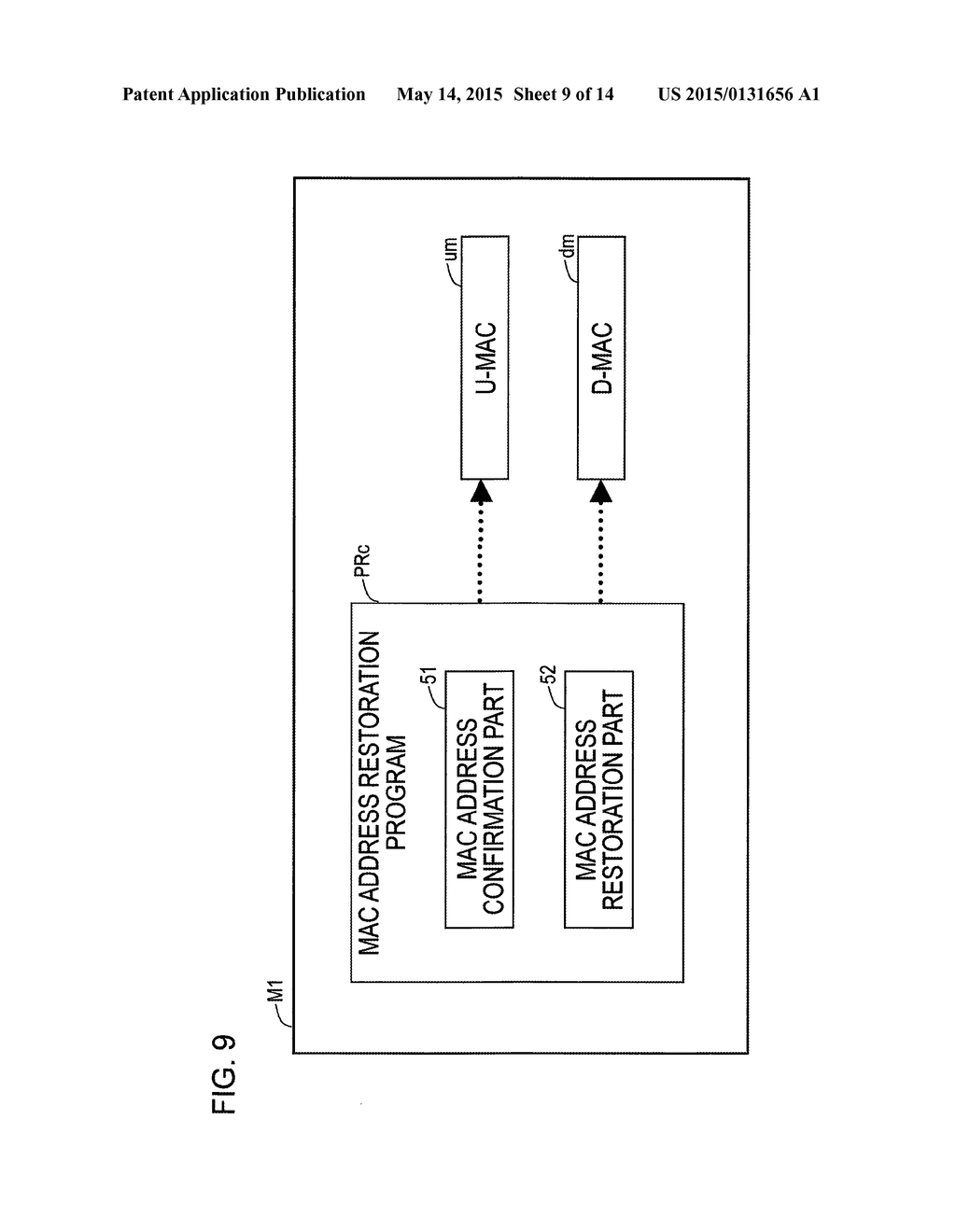 METHOD OF RESTORING A MAC ADDRESS AND RECORDING MEDIUM - diagram, schematic, and image 10