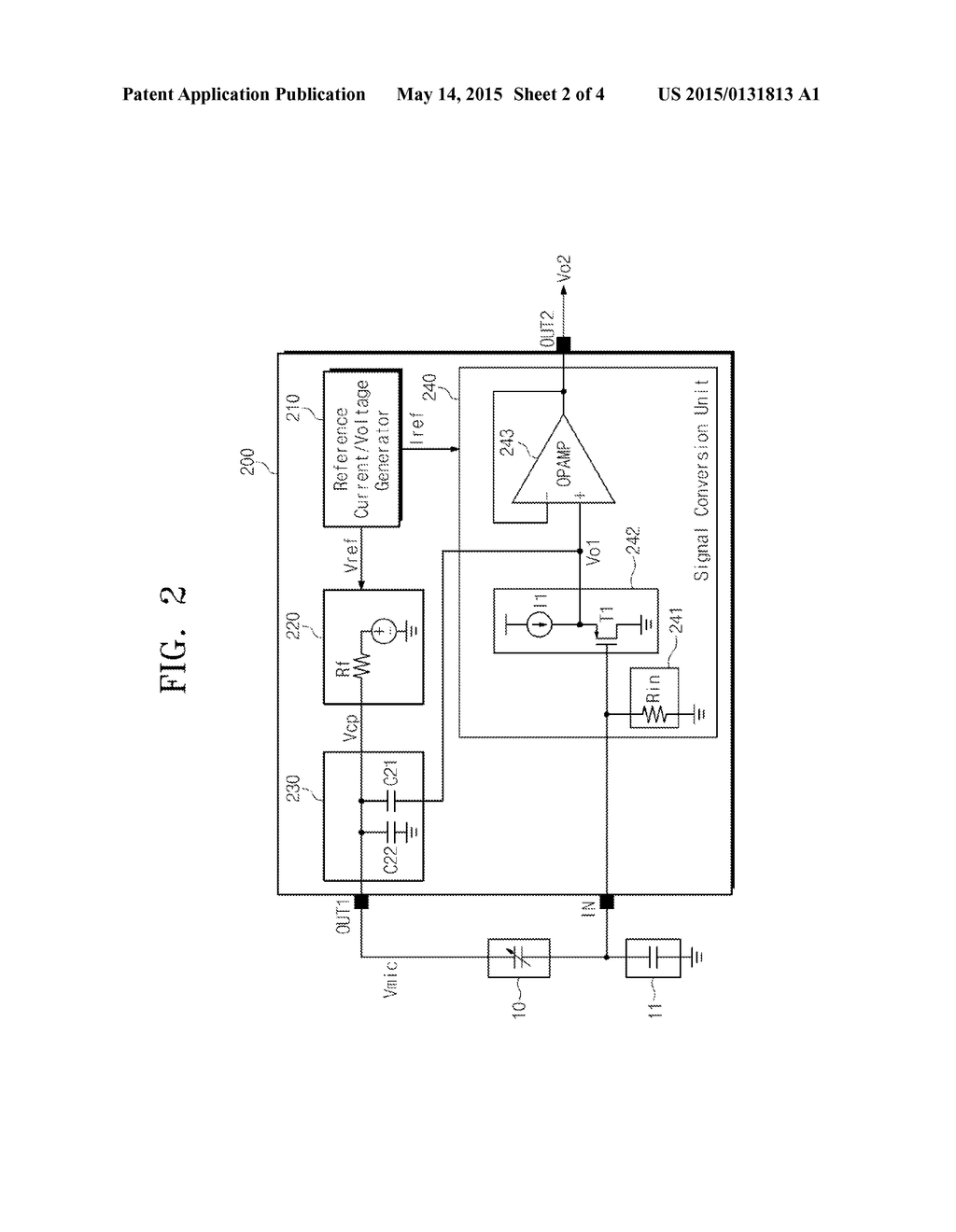 CAPACITOR-TYPE SENSOR READ-OUT CIRCUIT - diagram, schematic, and image 03