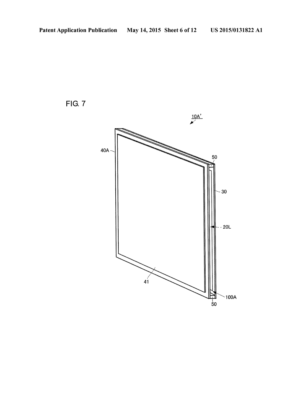 Plane-Type Speaker and AV Apparatus - diagram, schematic, and image 07