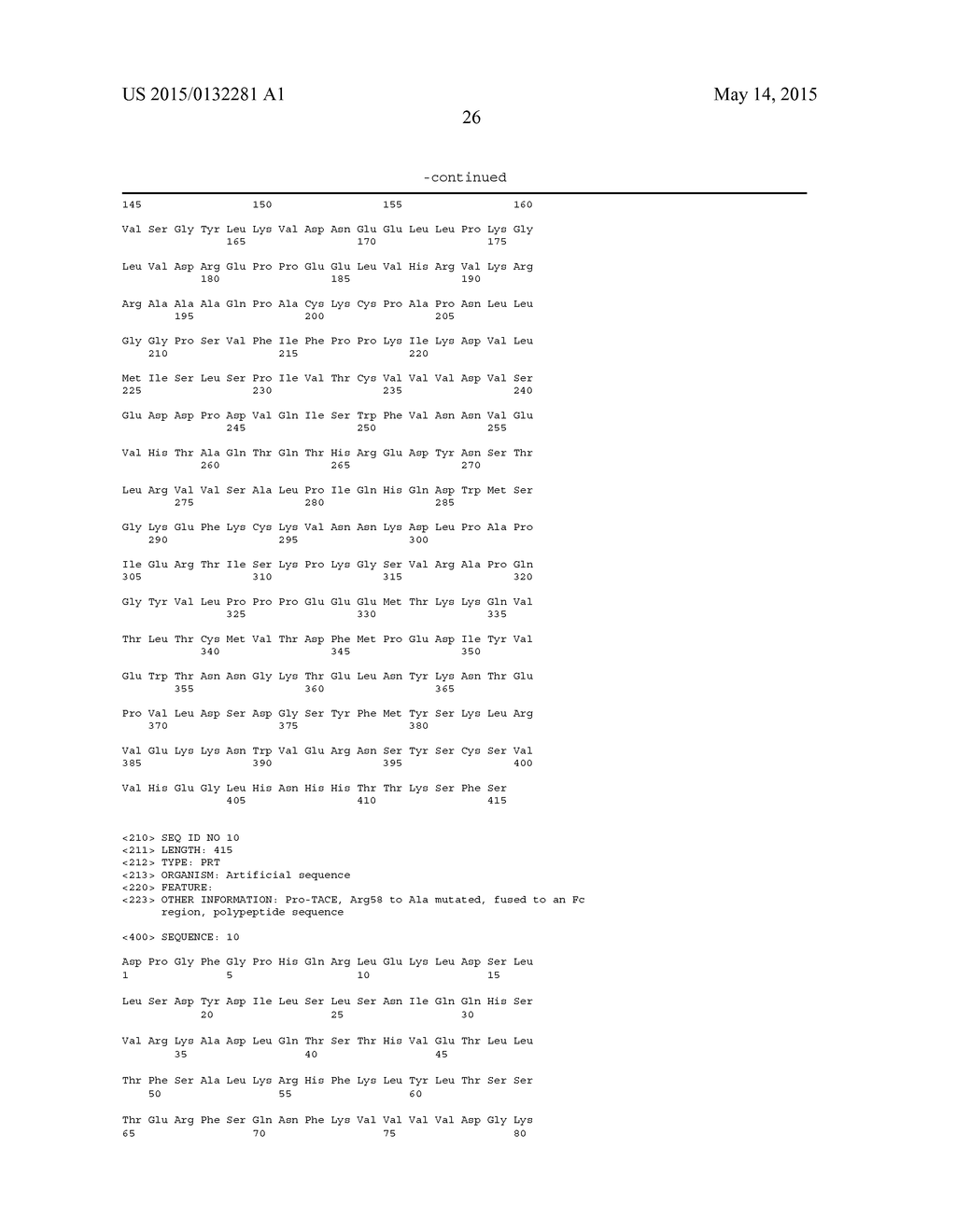 VARIANTS OF TACE PRO-DOMAIN AS TNF-A INHIBITOR AND THEIR MEDICAL USE - diagram, schematic, and image 41