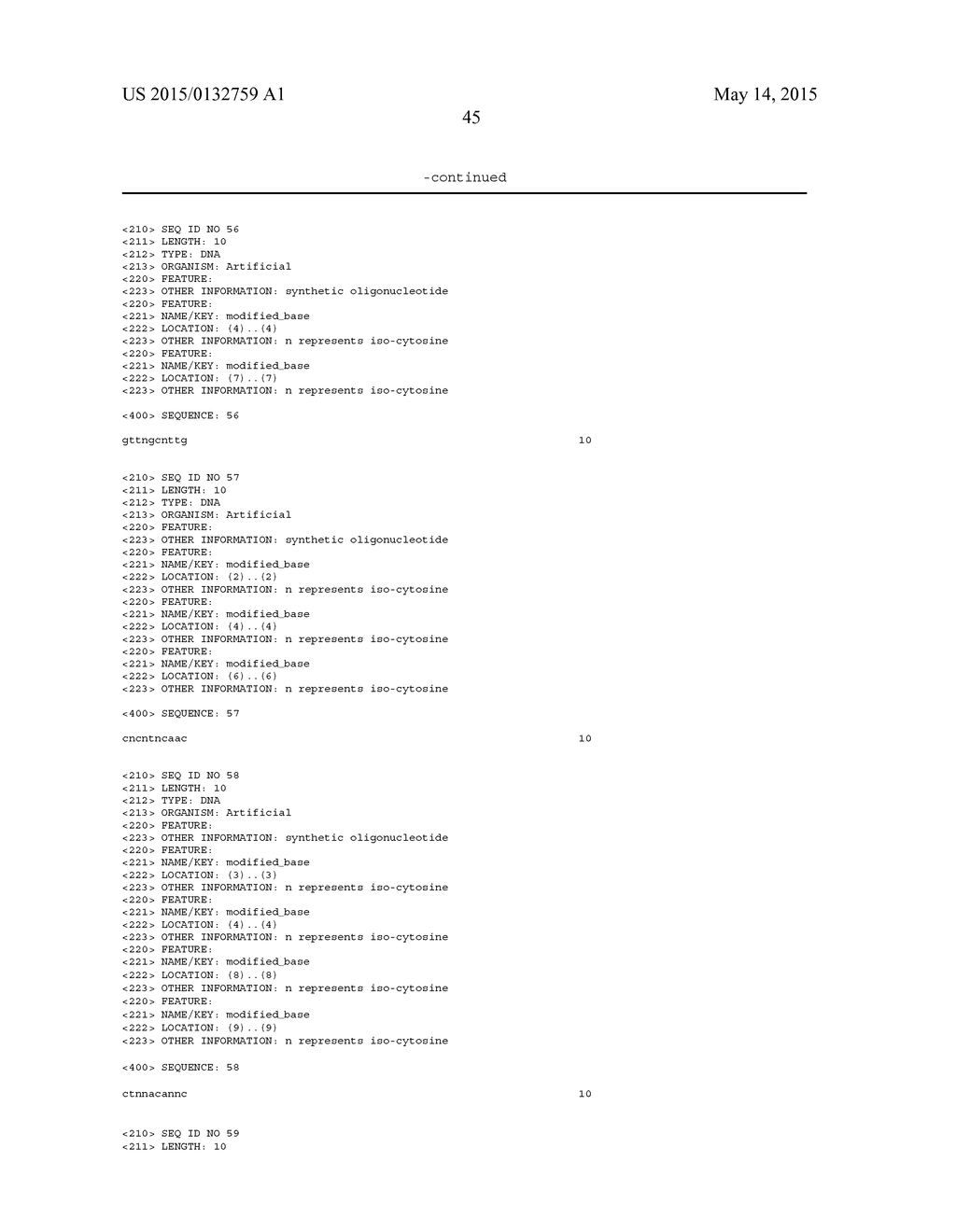 SOLID SUPPORT ASSAY SYSTEMS AND METHODS UTILIZING NON-STANDARD BASES - diagram, schematic, and image 63