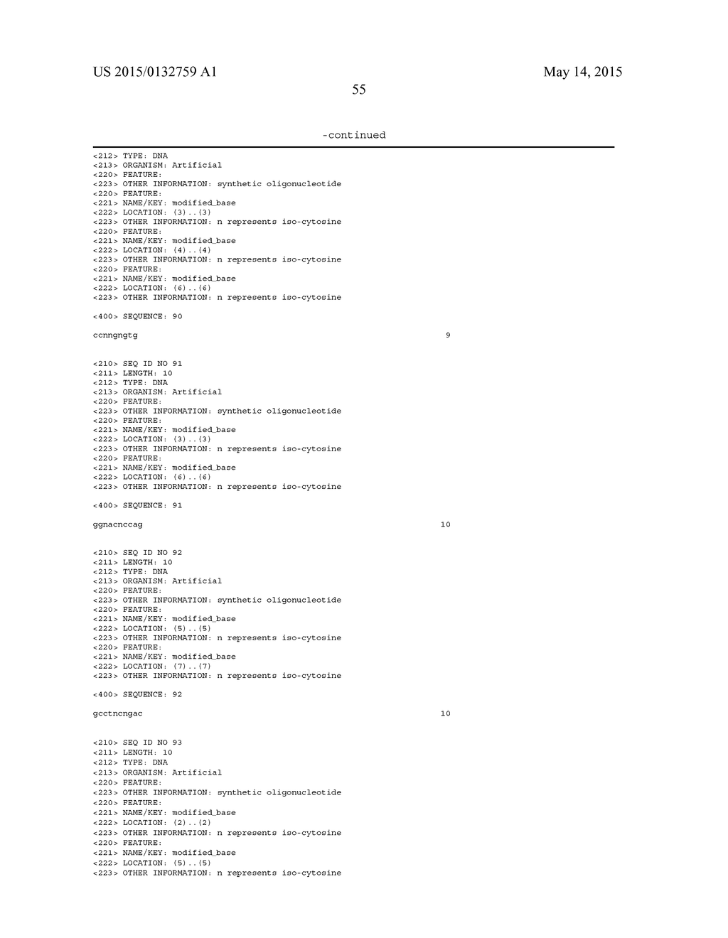 SOLID SUPPORT ASSAY SYSTEMS AND METHODS UTILIZING NON-STANDARD BASES - diagram, schematic, and image 73