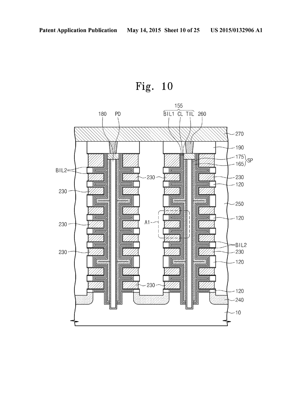 THREE DIMENSIONAL SEMICONDUCTOR MEMORY DEVICES AND METHODS OF FABRICATING     THE SAME - diagram, schematic, and image 11