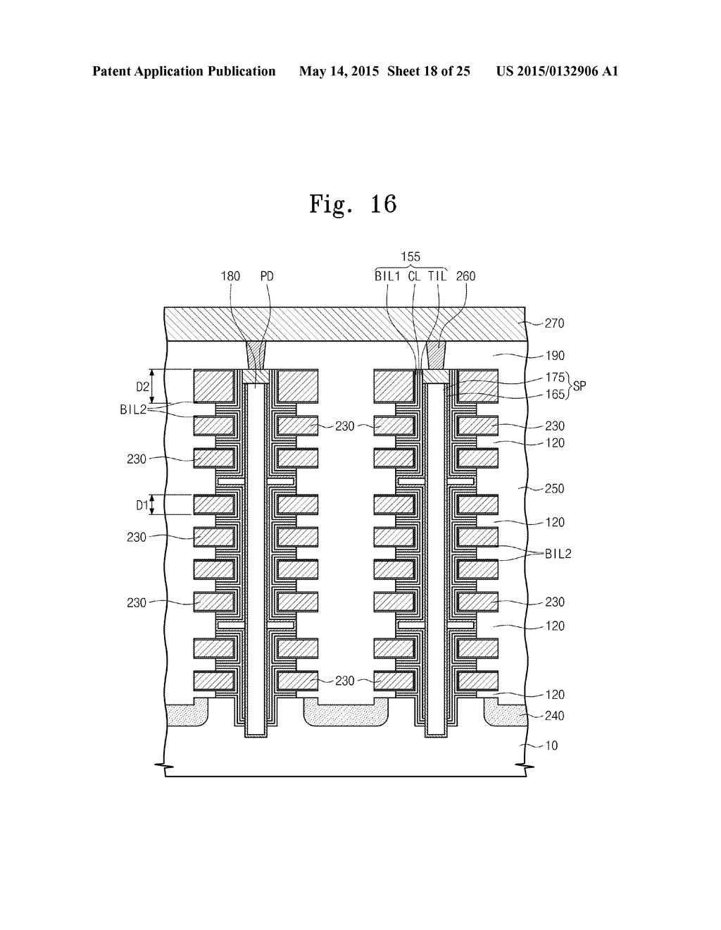 THREE DIMENSIONAL SEMICONDUCTOR MEMORY DEVICES AND METHODS OF FABRICATING     THE SAME - diagram, schematic, and image 19