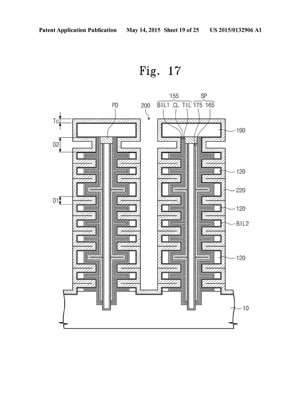 THREE DIMENSIONAL SEMICONDUCTOR MEMORY DEVICES AND METHODS OF FABRICATING     THE SAME - diagram, schematic, and image 20