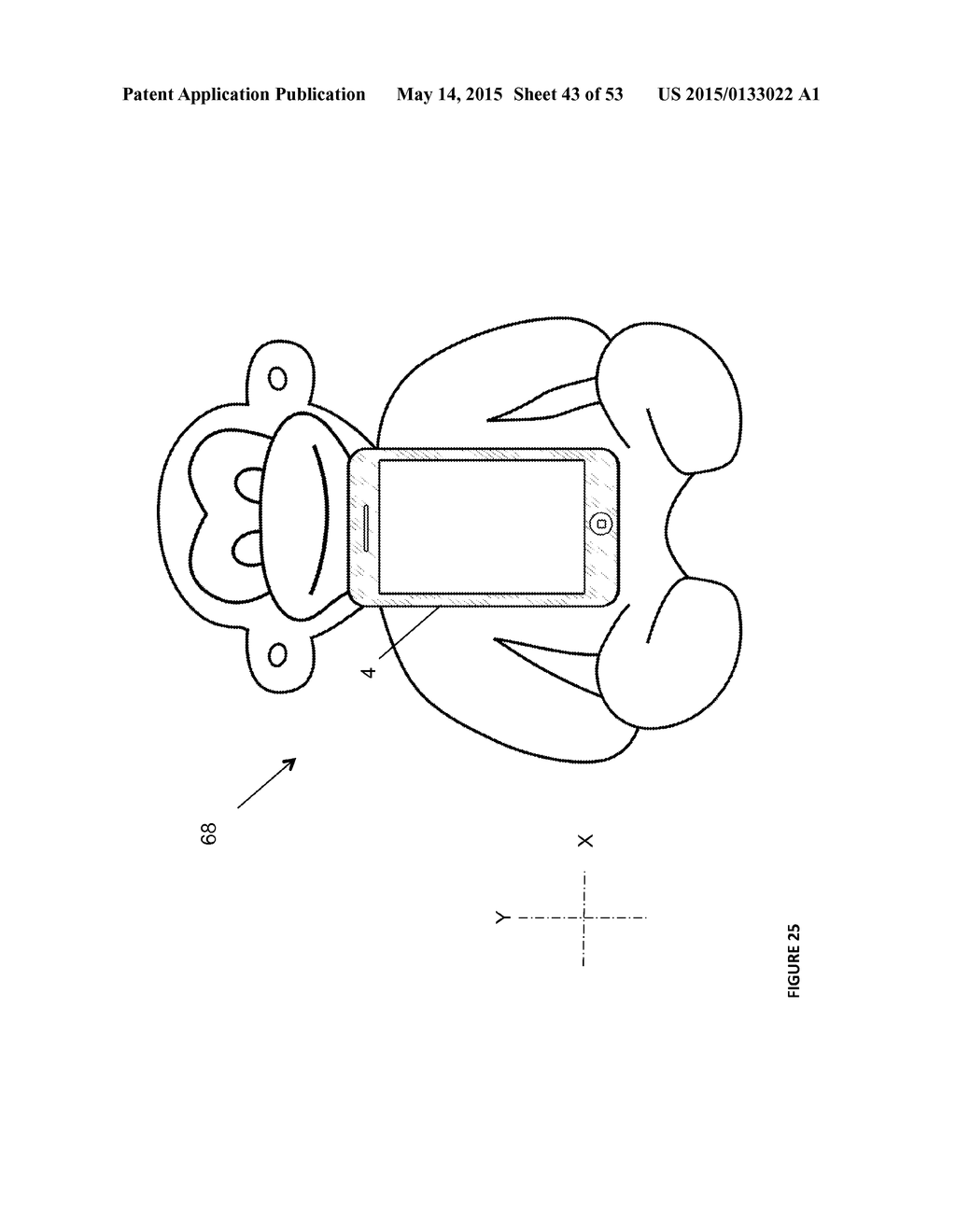 PERIPHERAL APPARATUS FOR STORING AND POSITIONING A PORTABLE ELECTRONIC     DEVICE - diagram, schematic, and image 44