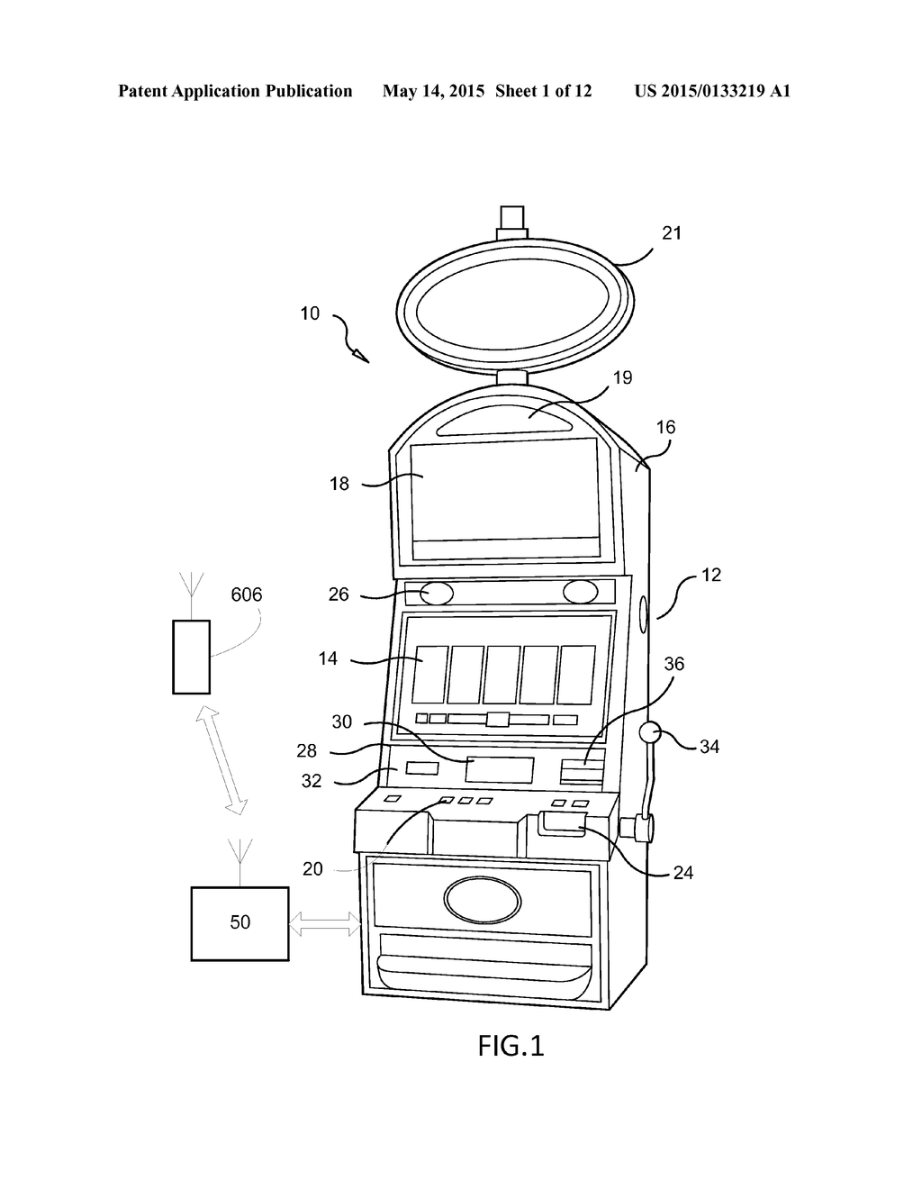 Systems and Methods for Providing Control of a Wagering Device Using a     Smartphone or Mobile Device - diagram, schematic, and image 02