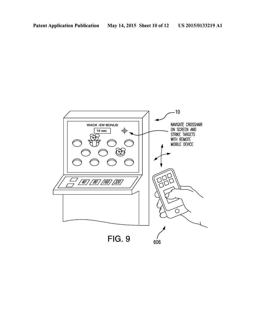 Systems and Methods for Providing Control of a Wagering Device Using a     Smartphone or Mobile Device - diagram, schematic, and image 11