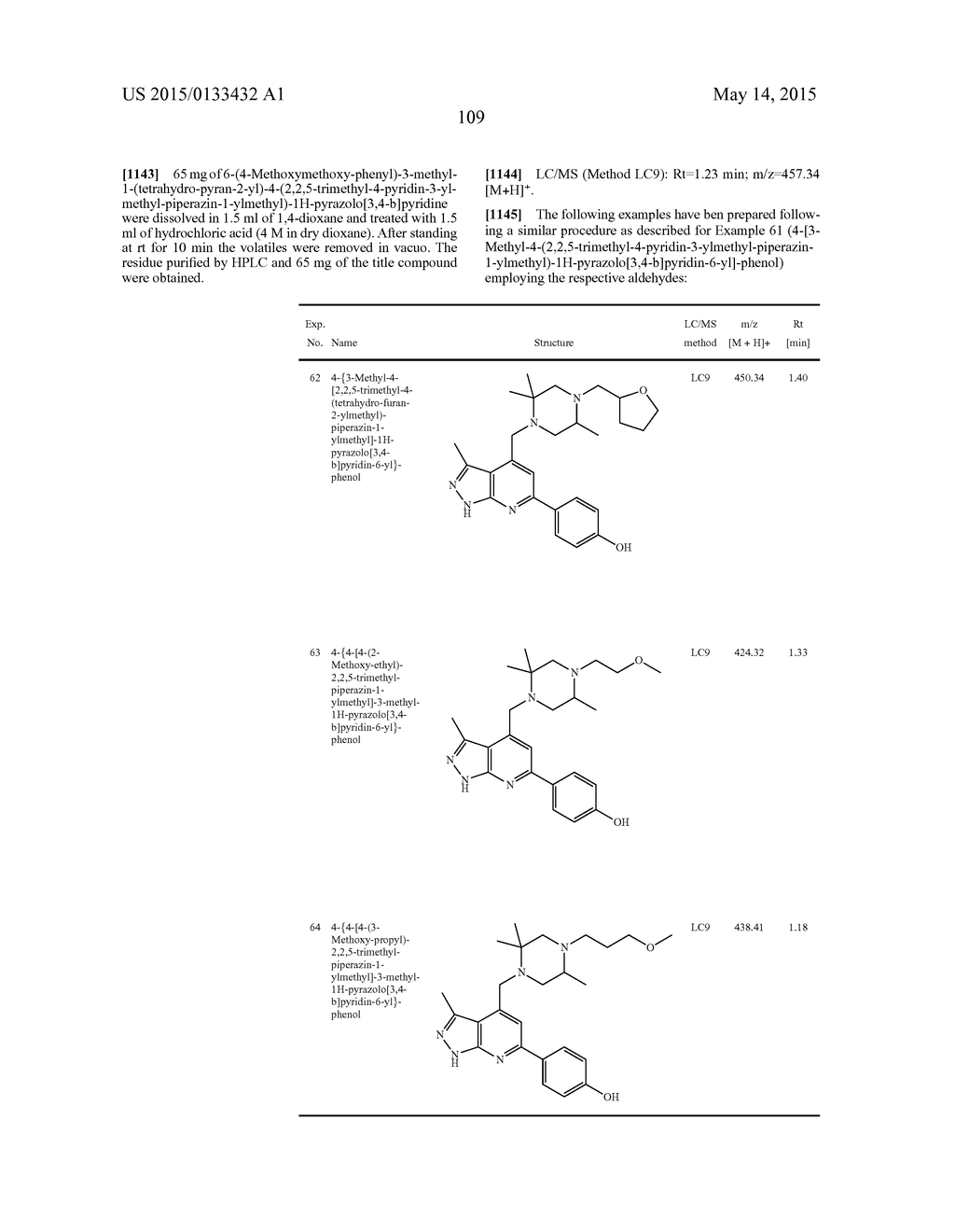 SUBSTITUTED 6-(4-HYDROXY-PHENYL)-1H-PYRAZOLO[3,4-B]PYRIDINE DERIVATIVES AS     KINASE INHIBITORS - diagram, schematic, and image 110