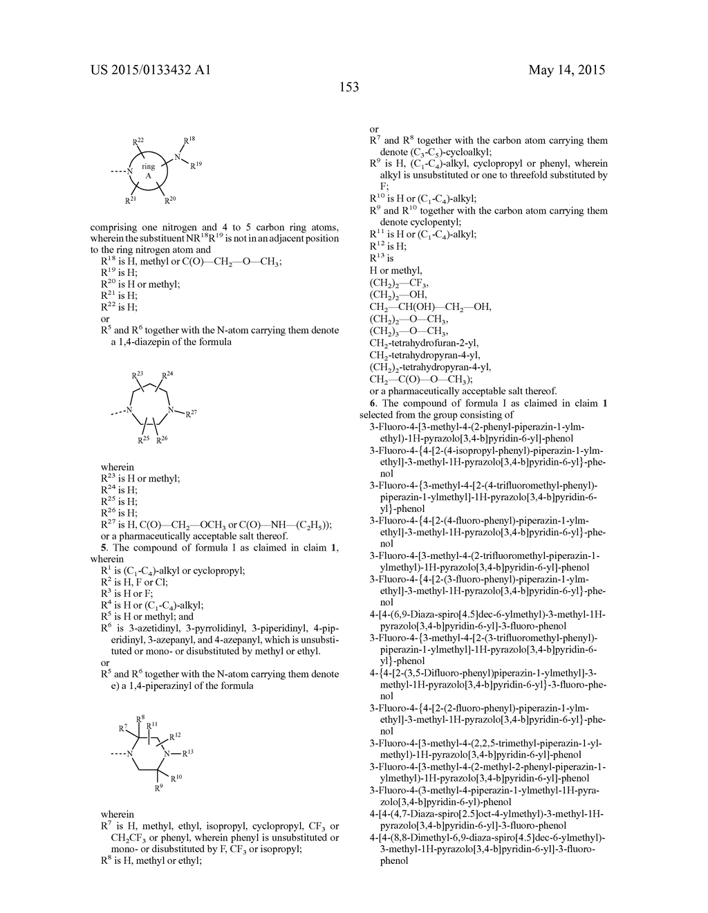 SUBSTITUTED 6-(4-HYDROXY-PHENYL)-1H-PYRAZOLO[3,4-B]PYRIDINE DERIVATIVES AS     KINASE INHIBITORS - diagram, schematic, and image 154