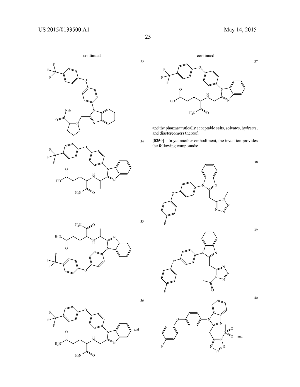 BENZIMIDAZOLE DERIVATIVES AND USE THEREOF - diagram, schematic, and image 26