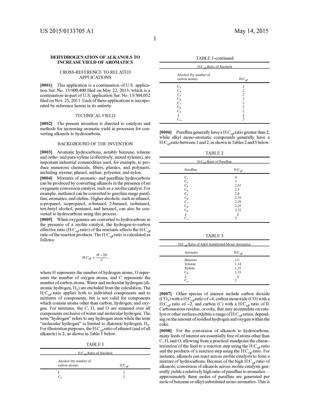 DEHYDROGENATION OF ALKANOLS TO INCREASE YIELD OF AROMATICS - diagram, schematic, and image 06