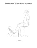 FOOT REST, METHOD FOR THE MANUFACTURE THEREOF, DEVICE INCLUDING THE FOOT     REST, AND THERAPEUTIC METHOD USING THE SAME diagram and image