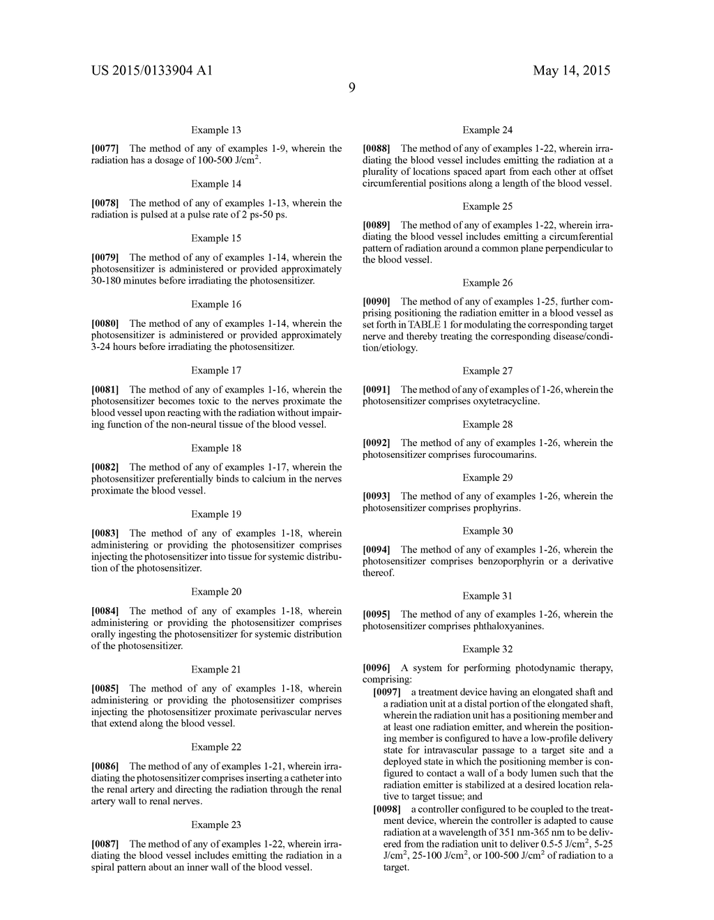 Devices and Methods for Photodynamically Modulating Neural Function in a     Human - diagram, schematic, and image 21