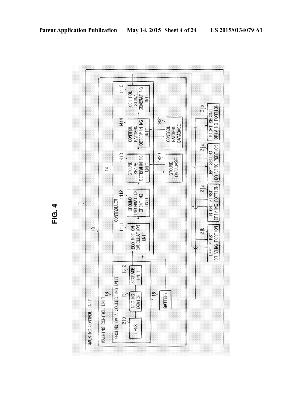 WALK-ASSISTIVE ROBOT AND METHOD OF CONTROLLING THE SAME - diagram, schematic, and image 05