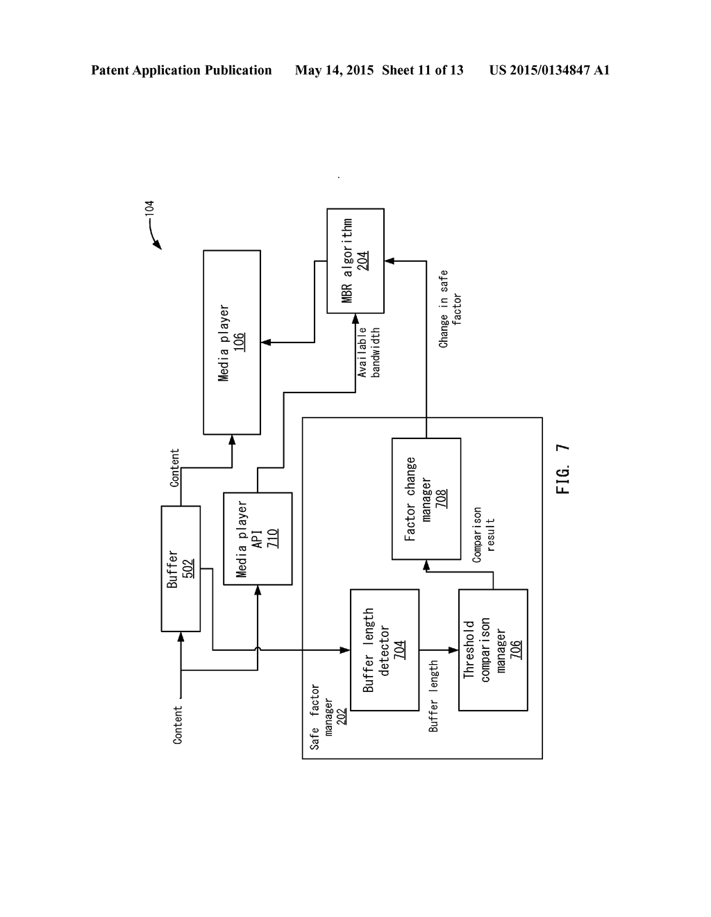 DYNAMIC ADJUSTMENT TO MULTIPLE BITRATE ALGORITHM BASED ON BUFFER LENGTH - diagram, schematic, and image 12