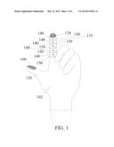 GLOVE WITH CLEANING SURFACES diagram and image