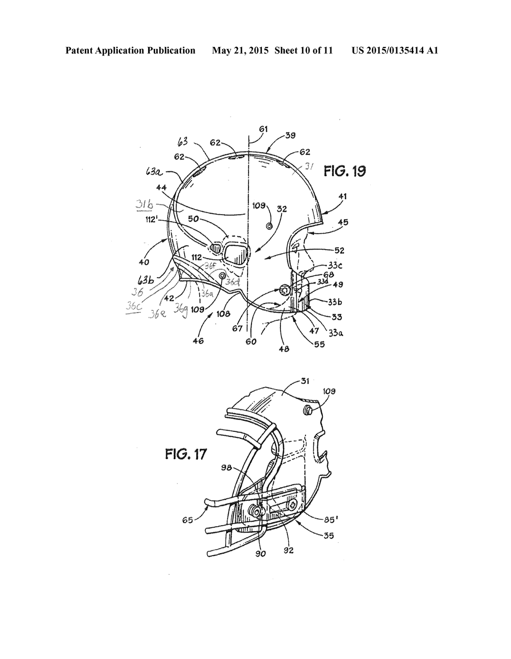 PROTECTIVE SPORTS HELMET - diagram, schematic, and image 11