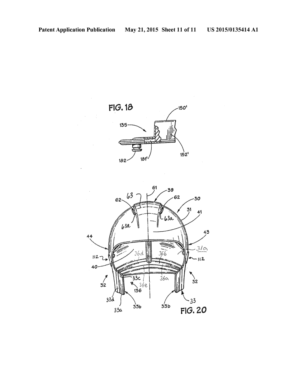 PROTECTIVE SPORTS HELMET - diagram, schematic, and image 12