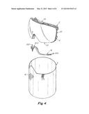 GOGGLES WITH DETACHABLE MASK diagram and image