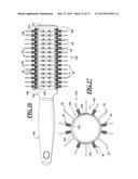 Hair Brush For Smoothing Hair diagram and image