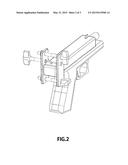 Device and procedure for the adjustment of sights of handguns. diagram and image