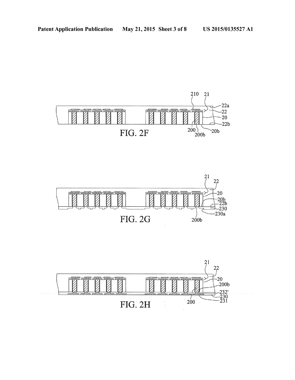 METHOD OF FABRICATING PACKAGING SUBSTRATE HAVING EMBEDDED THROUGH-VIA     INTERPOSER - diagram, schematic, and image 04