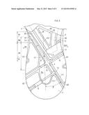 Shoe Sole Having Diagonal Groove diagram and image