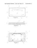 LICENSE PLATE FRAME VEHICLE PROTECTOR diagram and image