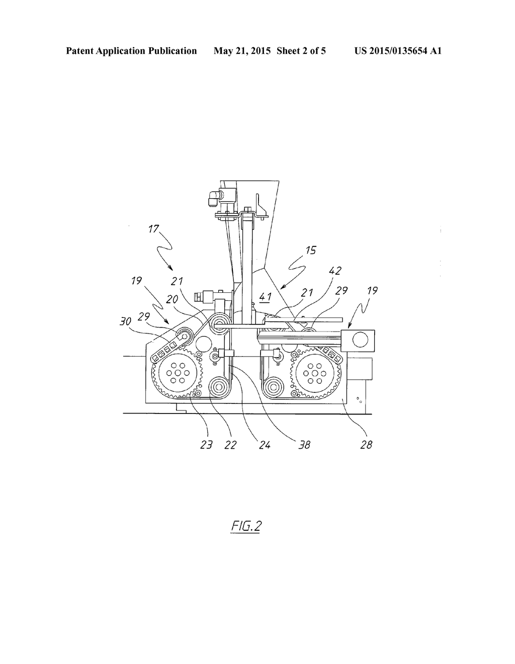 FILM DRIVE ASSEMBLY FOR A PACKAGING MACHINE - diagram, schematic, and image 03