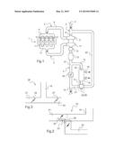 SYSTEM FOR RECOVERING ENERGY IN AN EXHAUST GAS CIRCUIT diagram and image