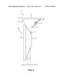 Shelf attachment for flat panel displays diagram and image