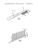 HAIR DETANGLER COMB diagram and image