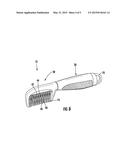 HAIR DETANGLER COMB diagram and image