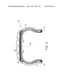 TIRE CONTAINING NOISE REDUCING FIBROUS LAYERS diagram and image