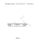 Packaging for Arcuate Orthopedic Implants Such as a Size Varying Series of     Femoral Components for Artificial Knee Joints diagram and image