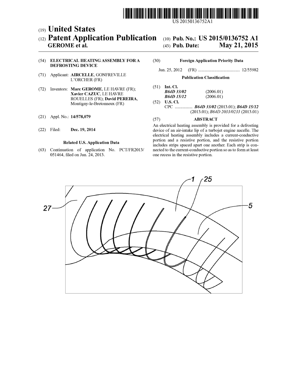 ELECTRICAL HEATING ASSEMBLY FOR A DEFROSTING DEVICE - diagram, schematic, and image 01